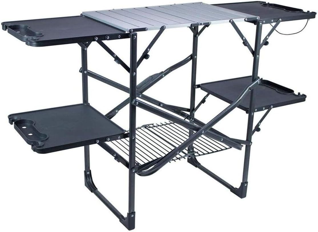 Camping Cooking Kitchen - Slim Fold Portable Camping Kitchen Table