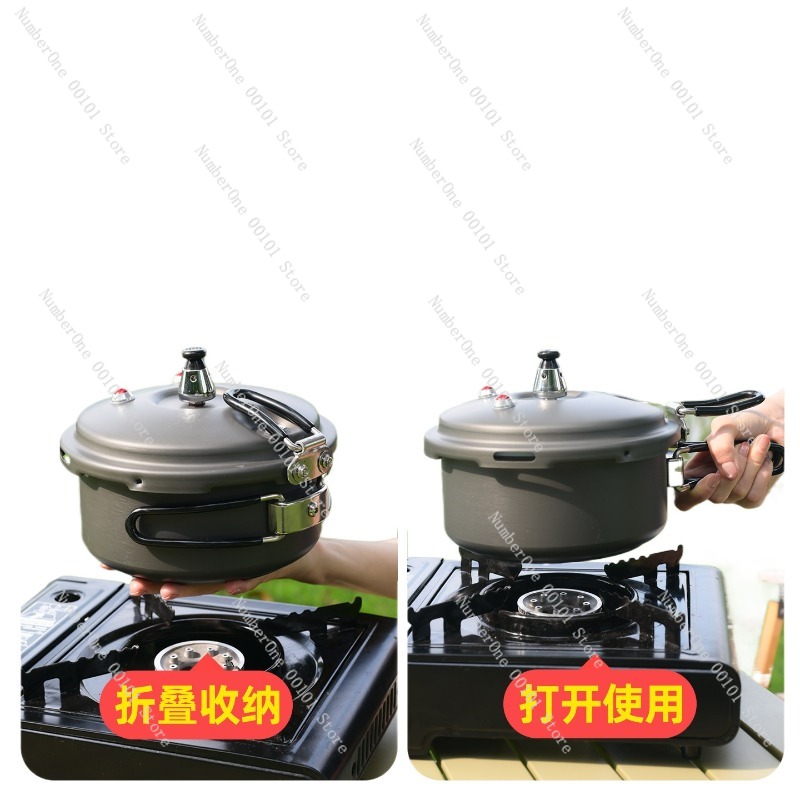 Camping Cooking Rice - Portable Outdoor Pressure Cooker Mini Camping