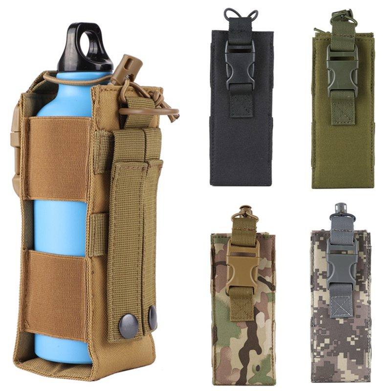 Camping Cooking Tin - Molle Water Bottle Holster Pouch Outdoor