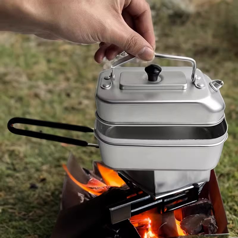 Camping Cooking Rice - Ultralight Portable Picnic Camping Tourist Kettle