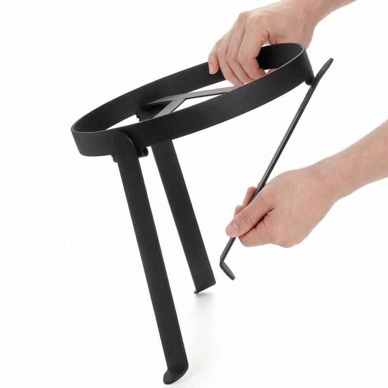 Camping Cooking Dutch Oven - L71A Folding Camping Tripod Stand Grill