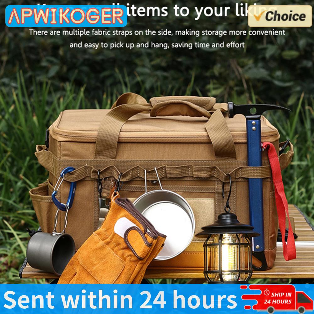 Camping Cooking Organizer - 30L Camping Cookware Organizer Large Capacity