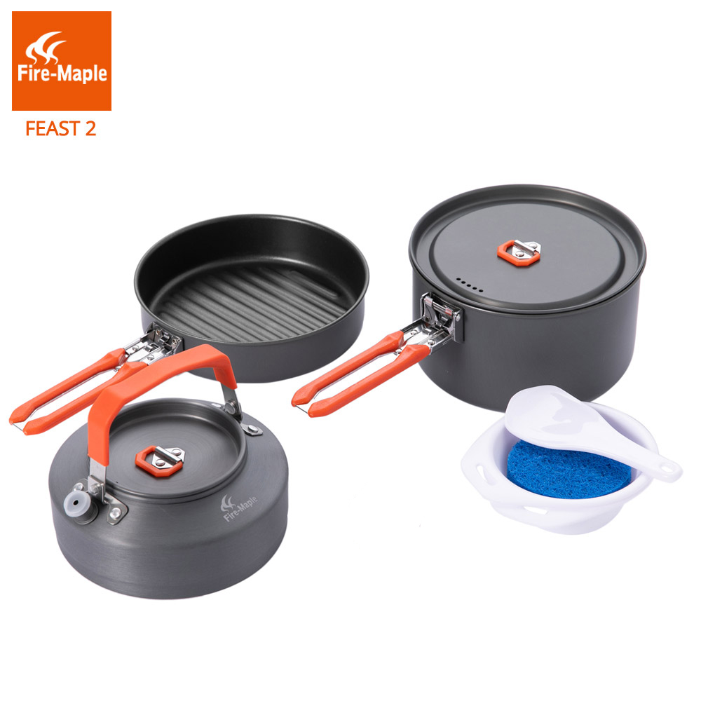 Camping Cooking Box Set - Lửa Phong Dã Ngoại Nồi Chảo