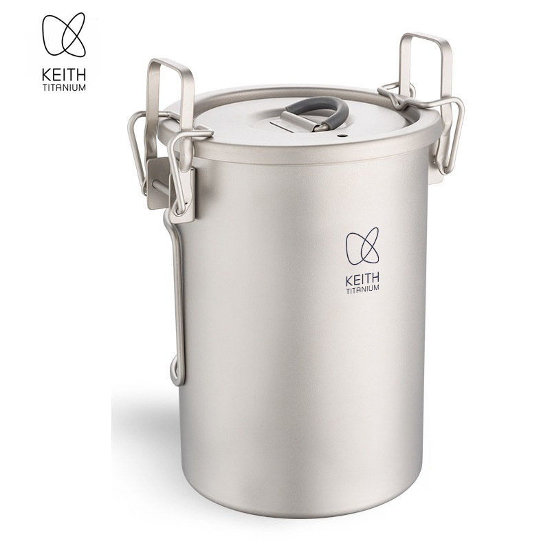 KEITH Pure Titanium Rice Cooke - đánh giá và giá Camping Cooking Tin