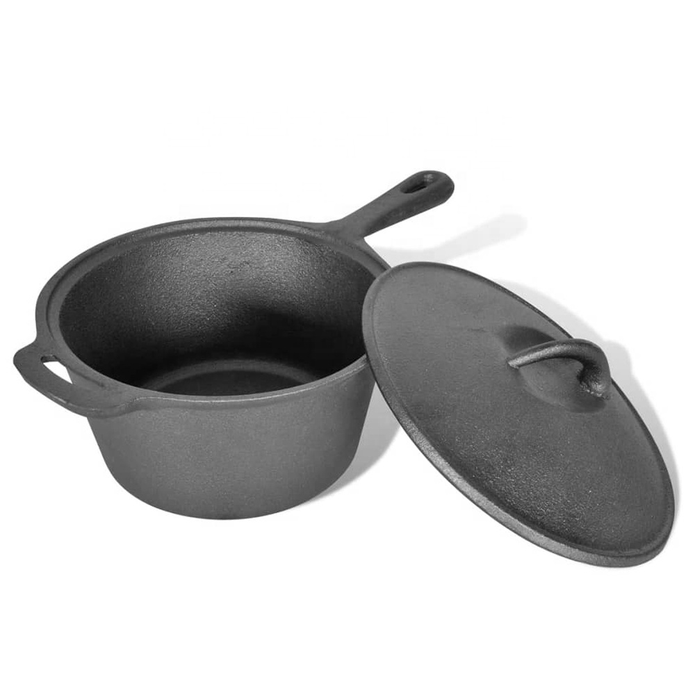 Pre-Seasoned BBQ Heavy Duty Ou - đánh giá và giá Camping Cooking Dutch Oven