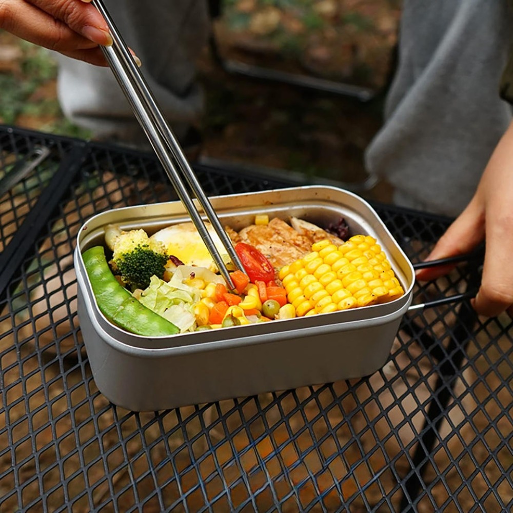 Ultralight Tableware Camping C - đánh giá và giá Camping Cooking Box Set
