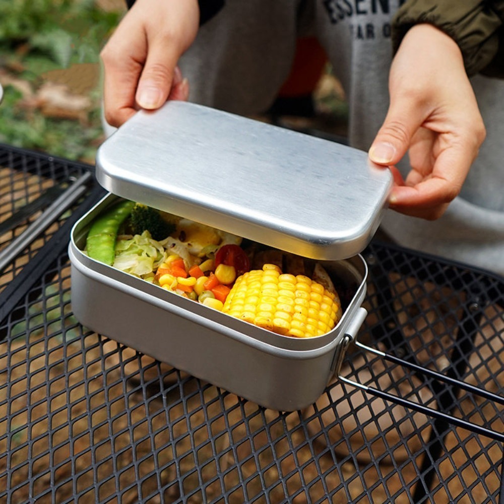 Ultralight Tableware Camping C - đánh giá và giá Camping Cooking Box Set