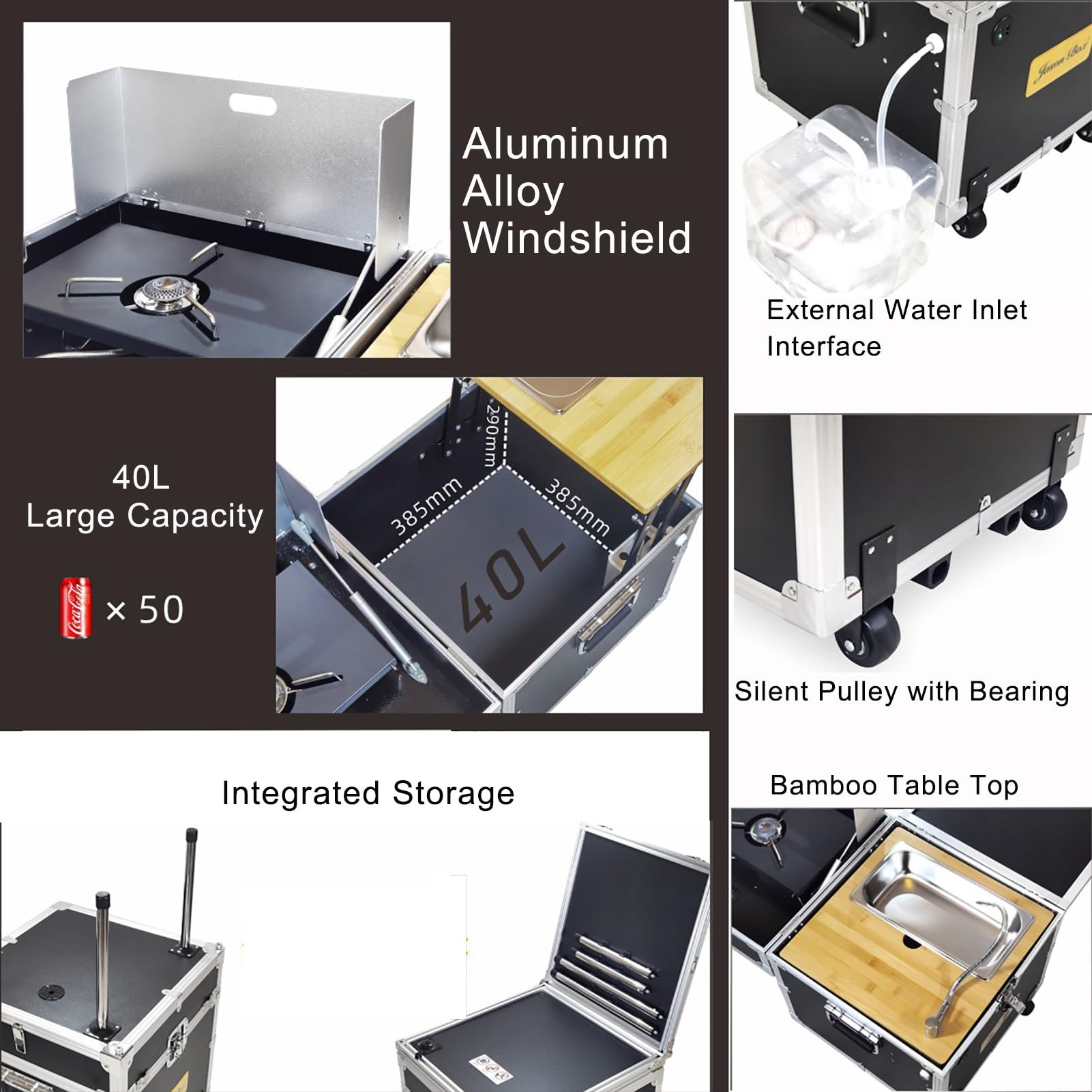 Outdoor Camping Cooking Set Ca - đánh giá và giá Camping Cooking Box Set