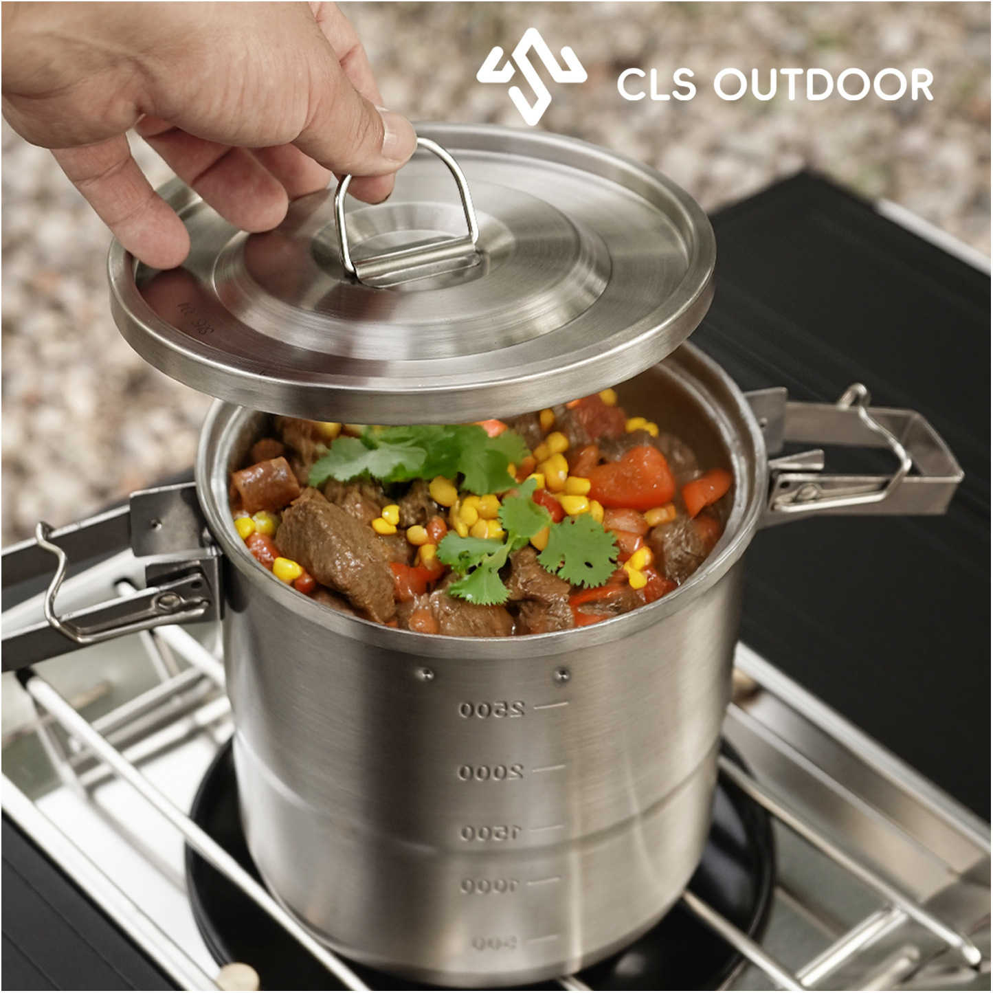 Outdoor Full Set 304 Stainless - đánh giá và giá Camping Cooking Box Set
