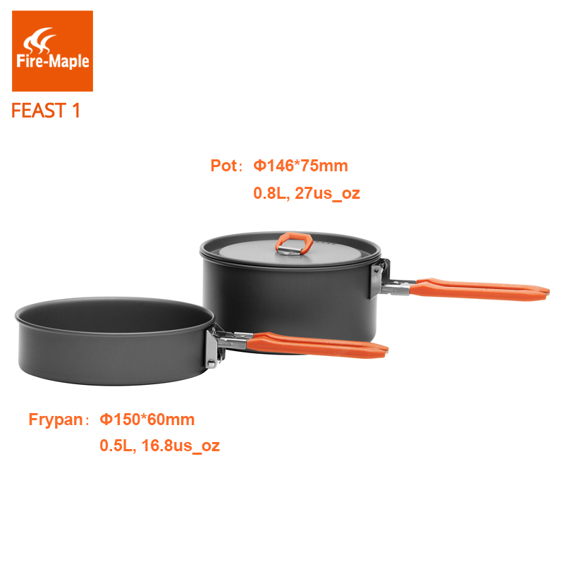 Lửa Maple Bữa Tiệc 1 Ngoài Trờ - đánh giá và giá Camping Cooking Box Set