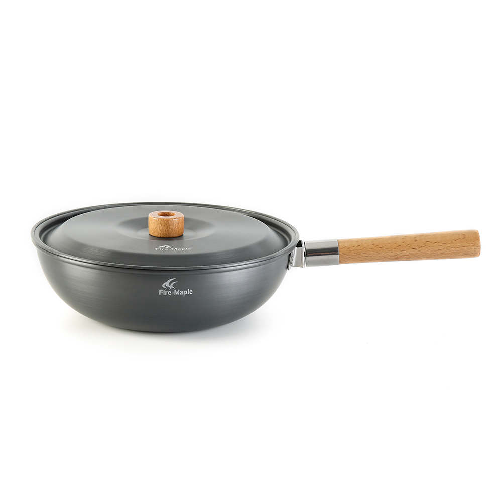 Fire-Maple Camping Wok Lightwe - đánh giá và giá Camping Cooking On Fire