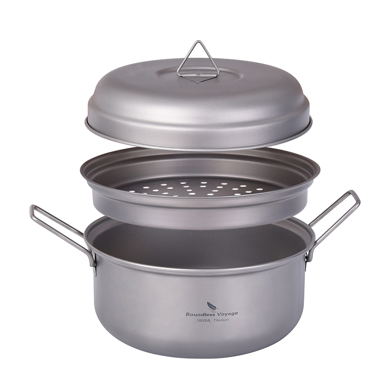 Boundless Voyage Titanium Stea - đánh giá và giá Camping Cooking Tray