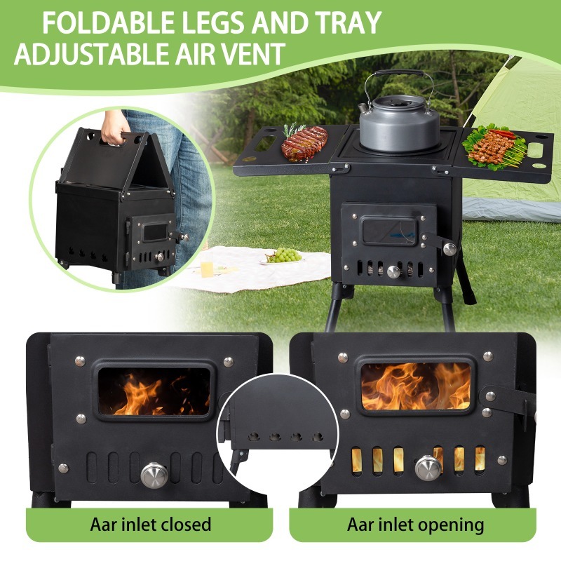 New Outdoor Camping BBQ Grill  - đánh giá và giá Camping Cooking Fire Pit