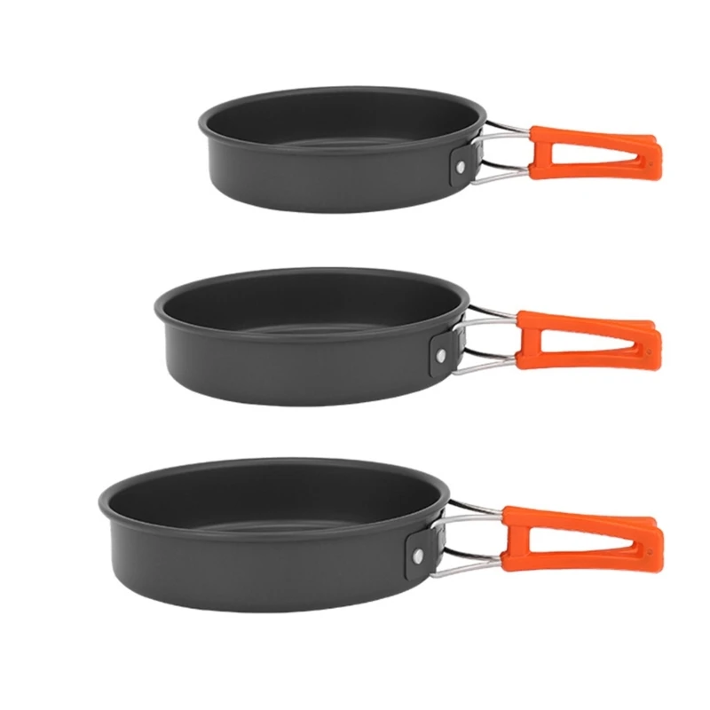 Gấp Chảo Chống Dính Động Ngoài - đánh giá và giá Camping Cooking Set Non Stick