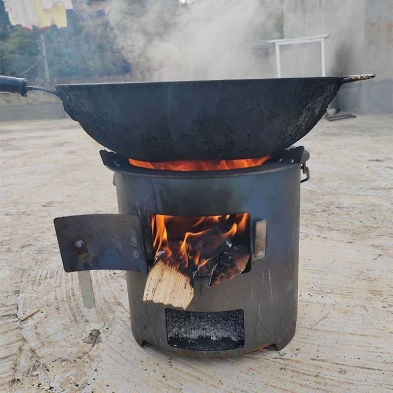 Multifunctional Wood & Charcoa - đánh giá và giá Camping Cooking Fire Pit