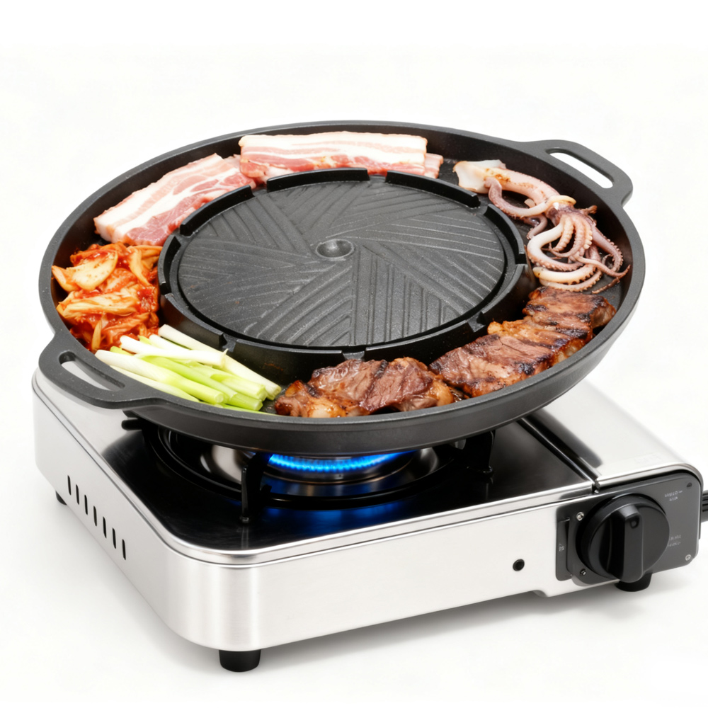 KOSUN Korean BBQ Grill Pan 2 i - đánh giá và giá Camping Cooking Tray