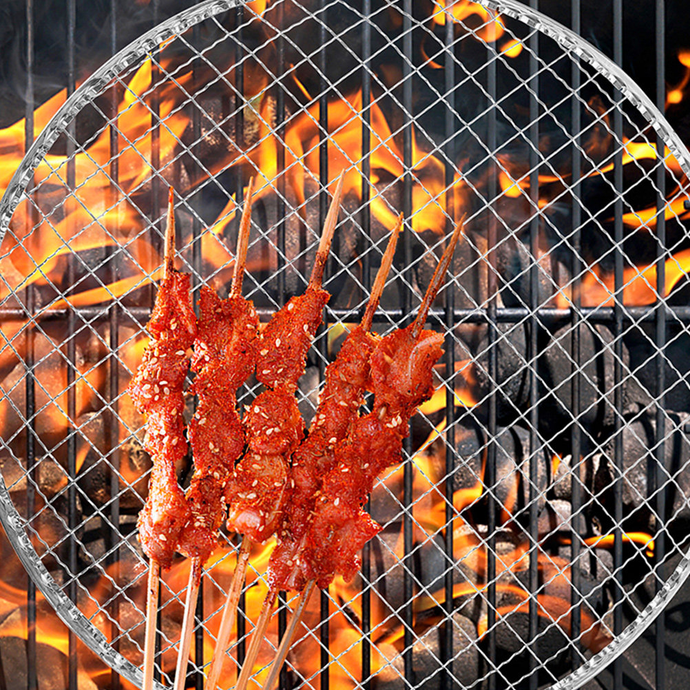 10Pcs Bbq Grill Mesh Fire Pit  - đánh giá và giá Camping Cooking Fire Pit