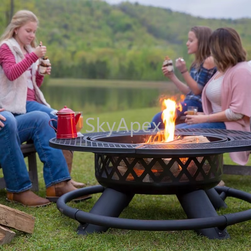 Heavy Duty Outdoor Metal BBQ G - đánh giá và giá Camping Cooking Fire Pit