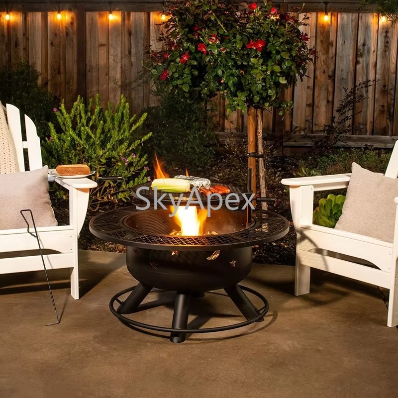 Heavy Duty Outdoor Metal BBQ G - đánh giá và giá Camping Cooking Fire Pit