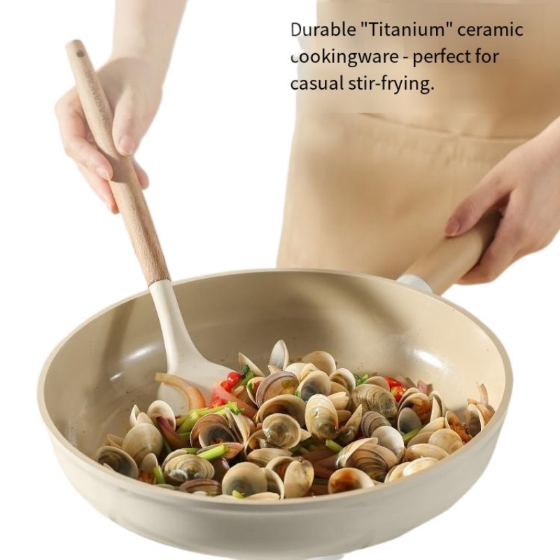 Geling Chinese Cheap White Tit - đánh giá và giá Camping Cooking Set Non Stick