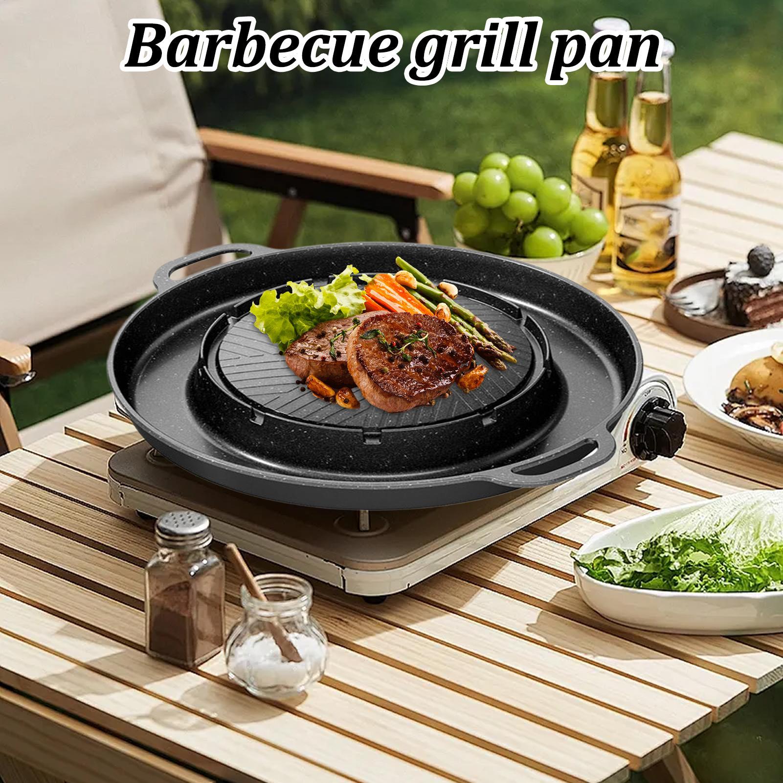 2-in-1 Grill & Hot Pan for Sto - đánh giá và giá Camping Cooking Set Non Stick