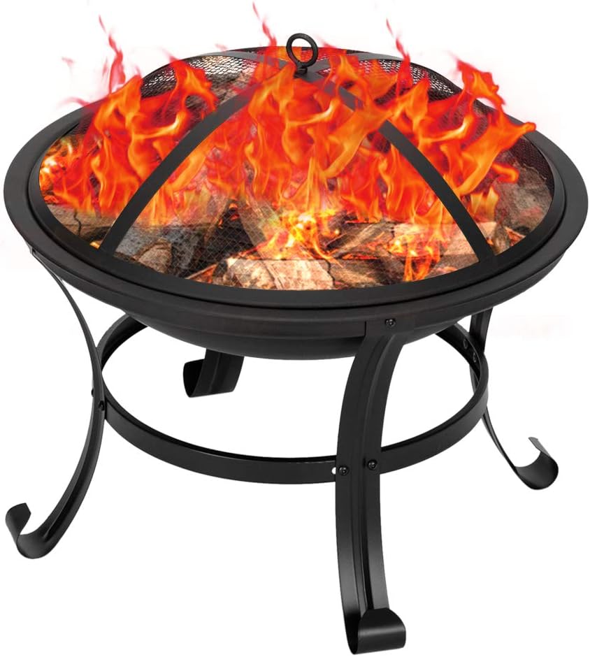 BBQ Grill Outdoor Wood Burning - đánh giá và giá Camping Cooking Fire Pit