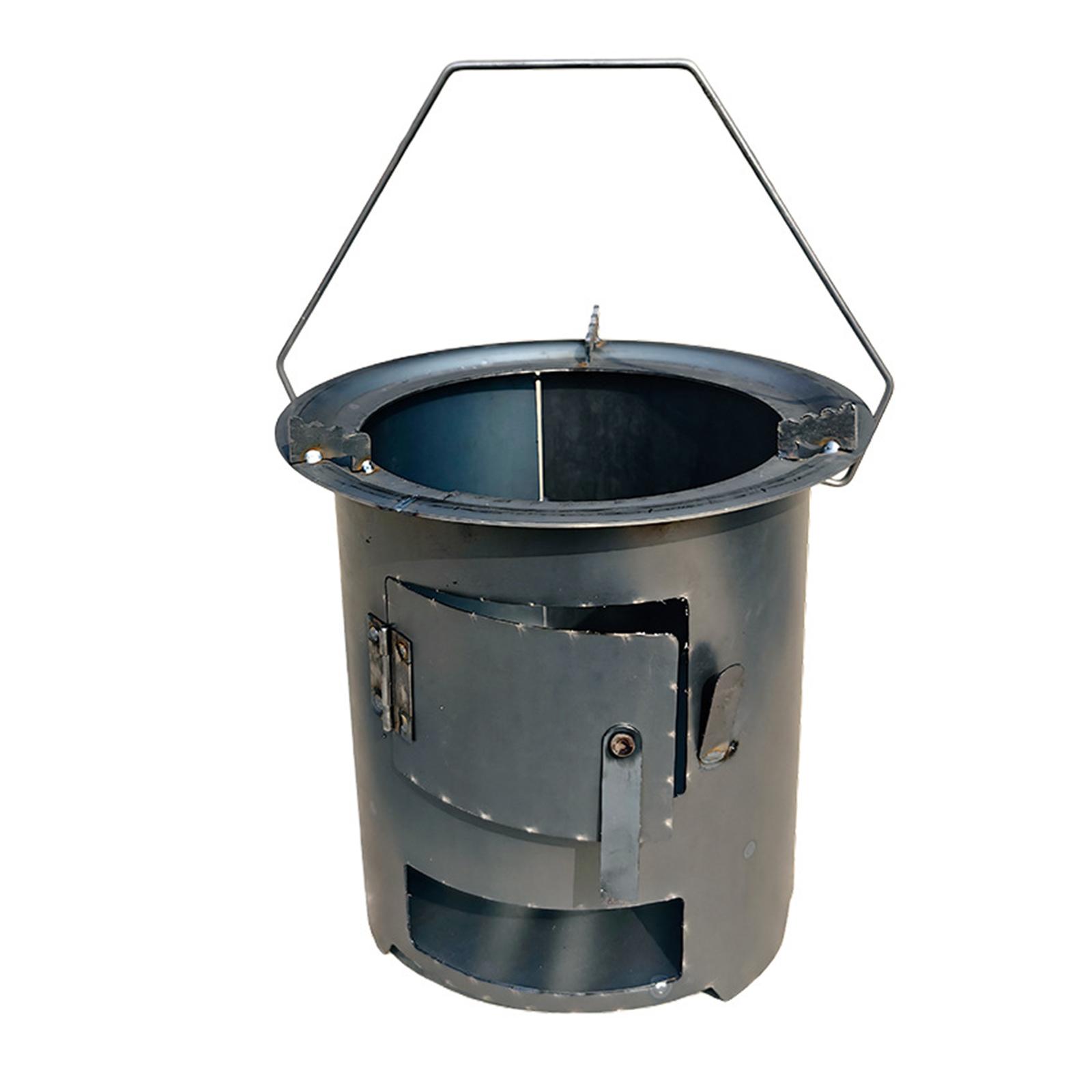 Camping Wood Stove Folding Iro - đánh giá và giá Camping Cooking Fire Pit