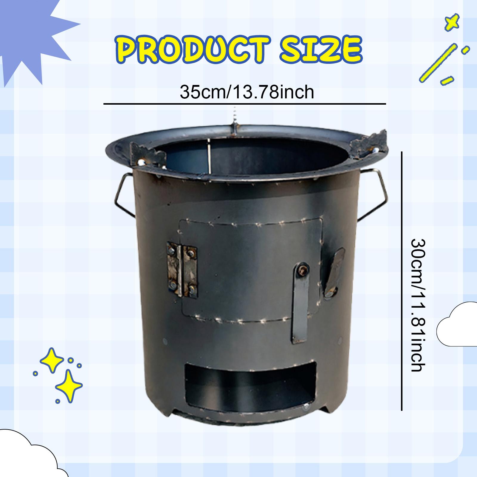 Camping Wood Stove Folding Iro - đánh giá và giá Camping Cooking Fire Pit