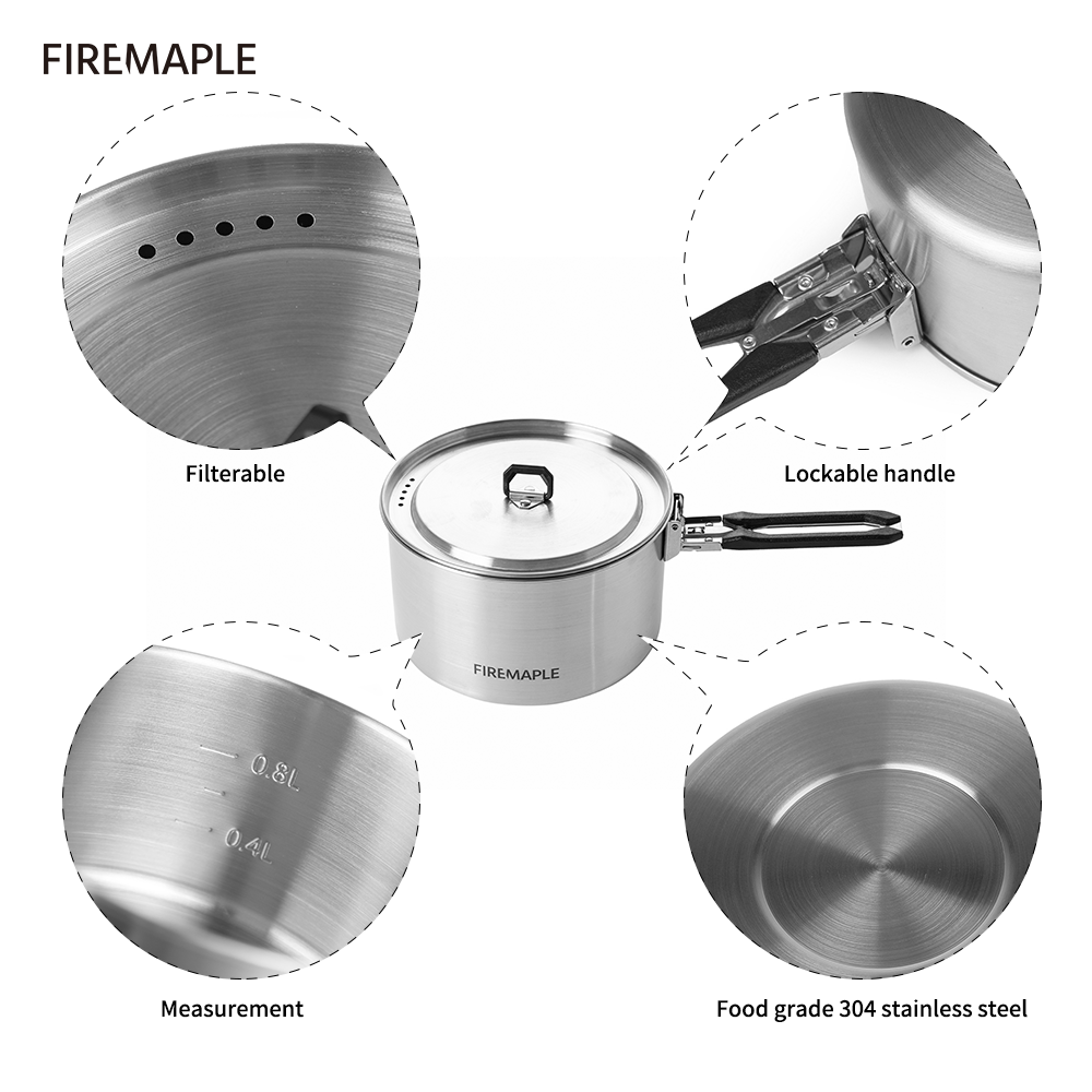 Lửa Phong Cắm Trại Nồi Đi Bộ Đ - đánh giá và giá Camping Cooking On Fire