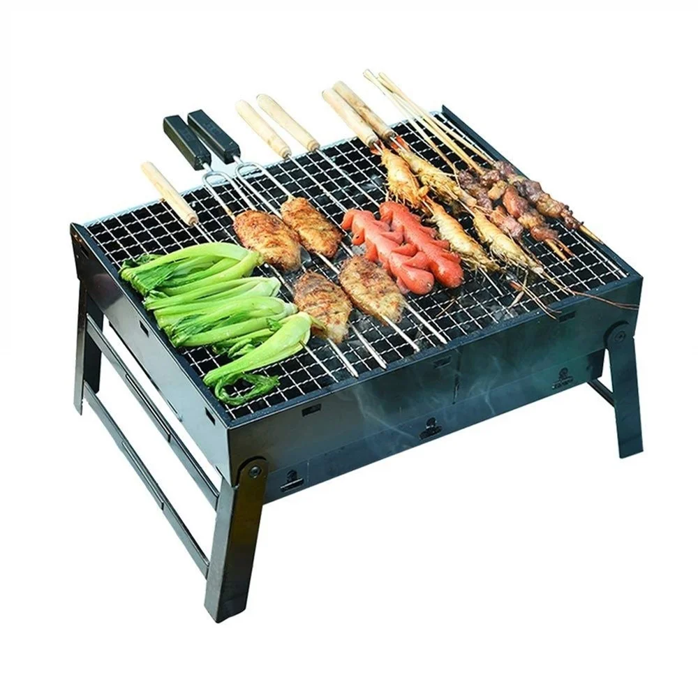 1Set Barbecue Charcoal Stove P - đánh giá và giá Camping Cooking Set Non Stick