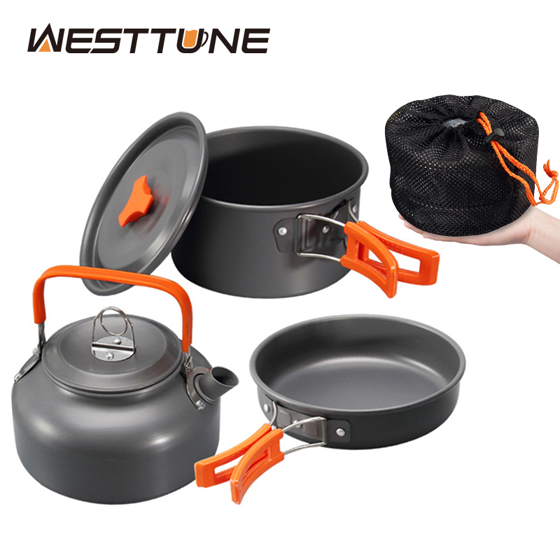 WESTTUNE Camping Cookware Kit  - đánh giá và giá Camping Cooking Tin