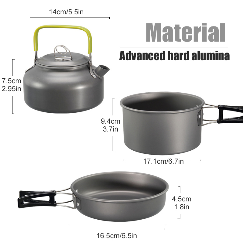 WESTTUNE Camping Cookware Kit  - đánh giá và giá Camping Cooking Tin