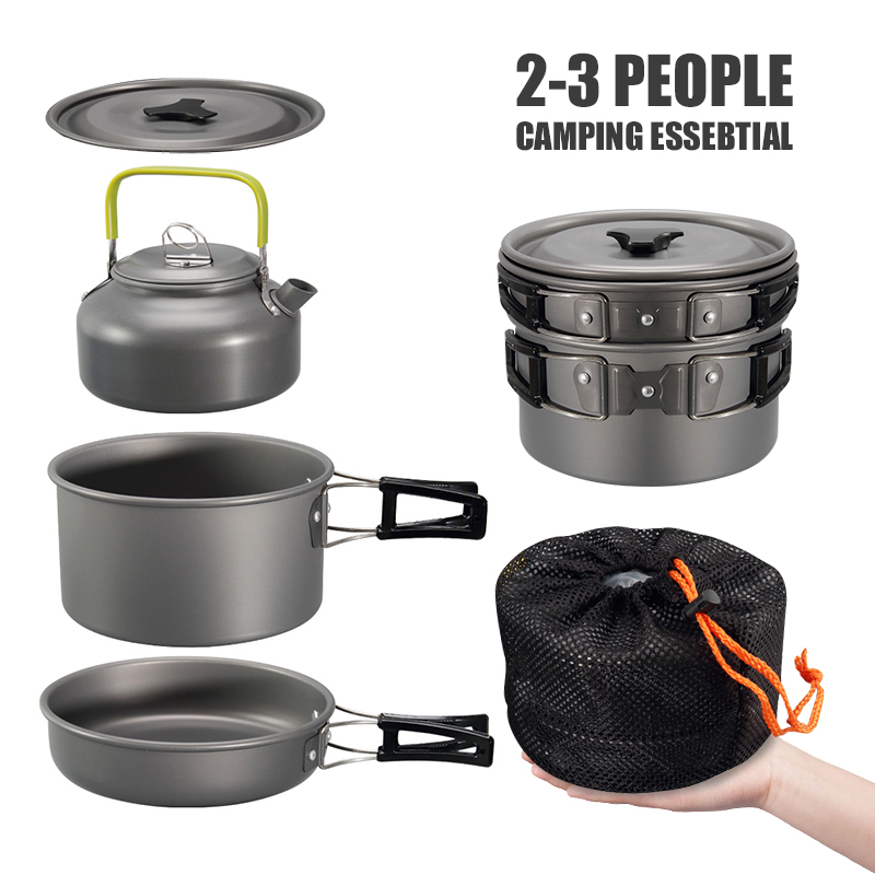 WESTTUNE Camping Cookware Kit  - đánh giá và giá Camping Cooking Tin