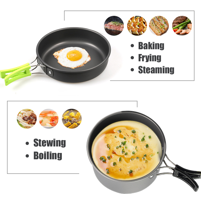 WESTTUNE Camping Cookware Kit  - đánh giá và giá Camping Cooking Tin