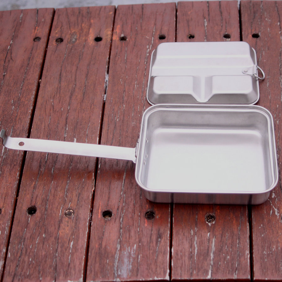 Camping Portable Square Lunch  - đánh giá và giá Camping Cooking Box Set