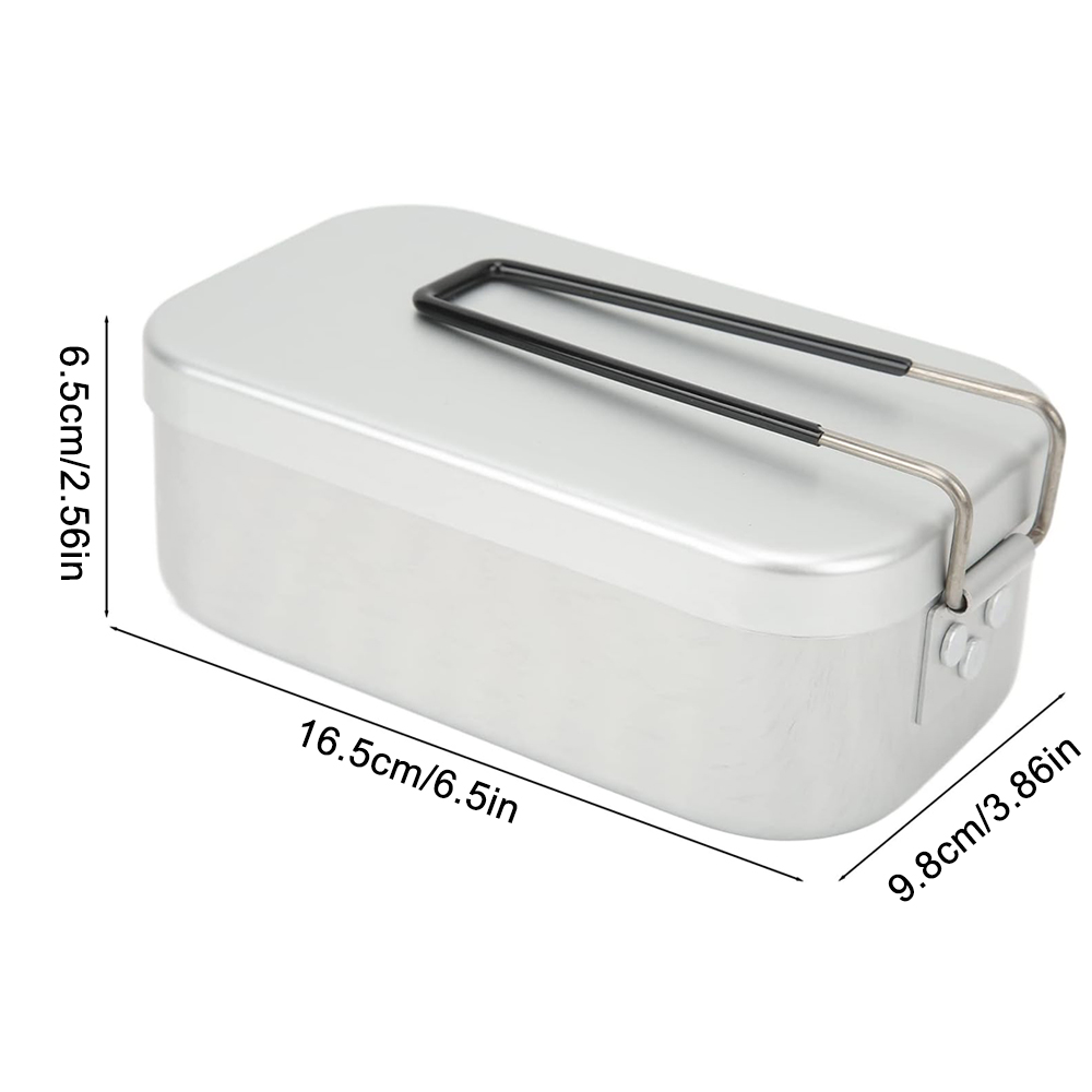 800ML Aluminum Lunch Boxes Out - đánh giá và giá Camping Cooking Box Set