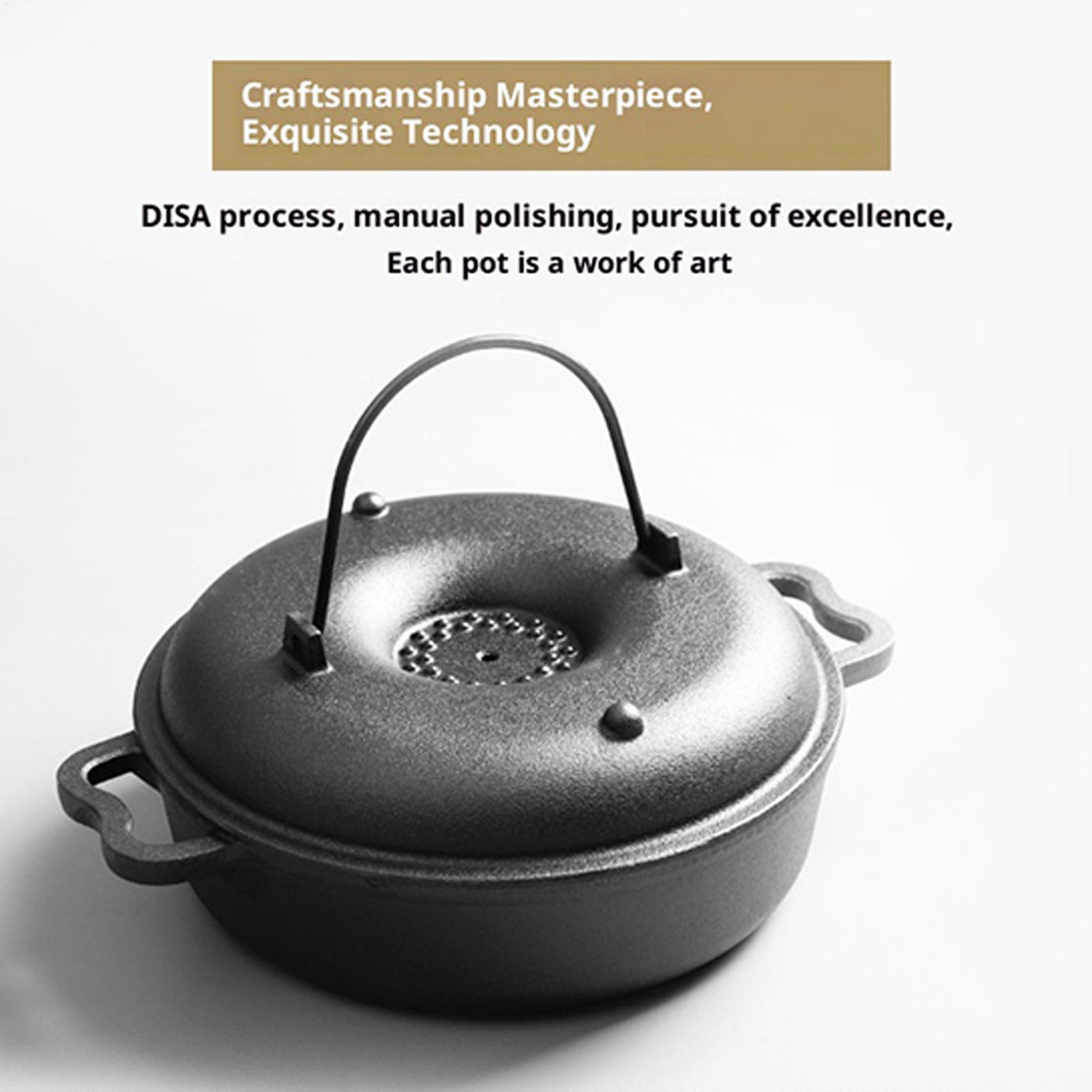 Cast Iron Soup Pot Heavy Duty  - đánh giá và giá Camping Cooking Dutch Oven
