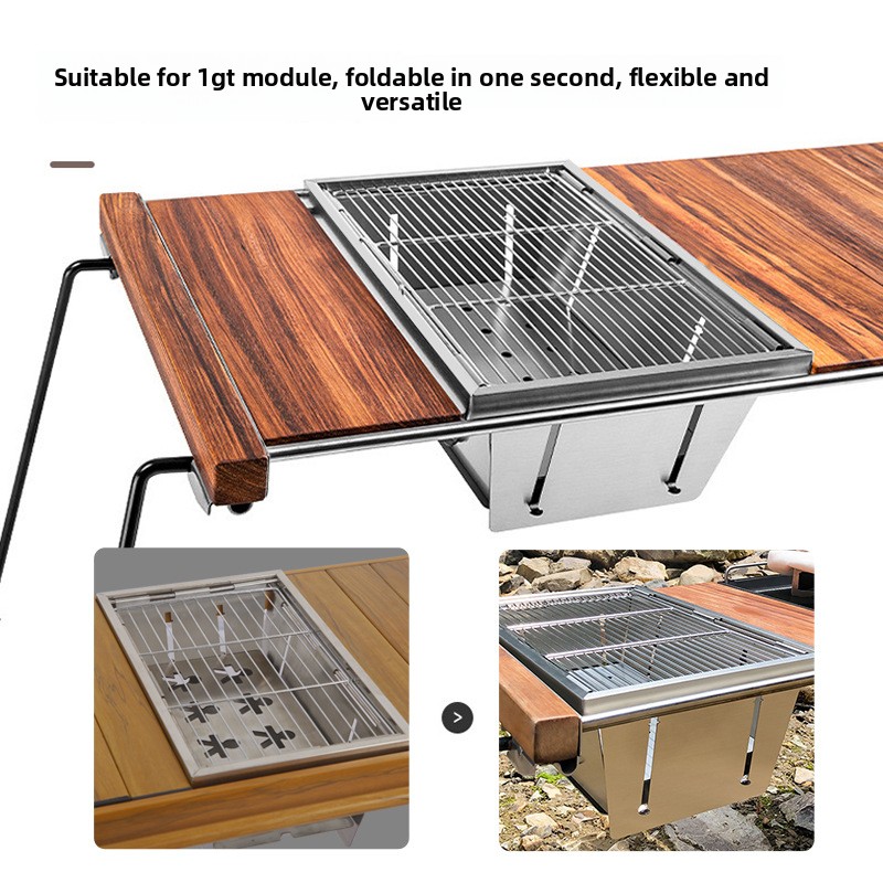 IGT Outdoor Camping Foldable S - đánh giá và giá Camping Cooking Fire Pit