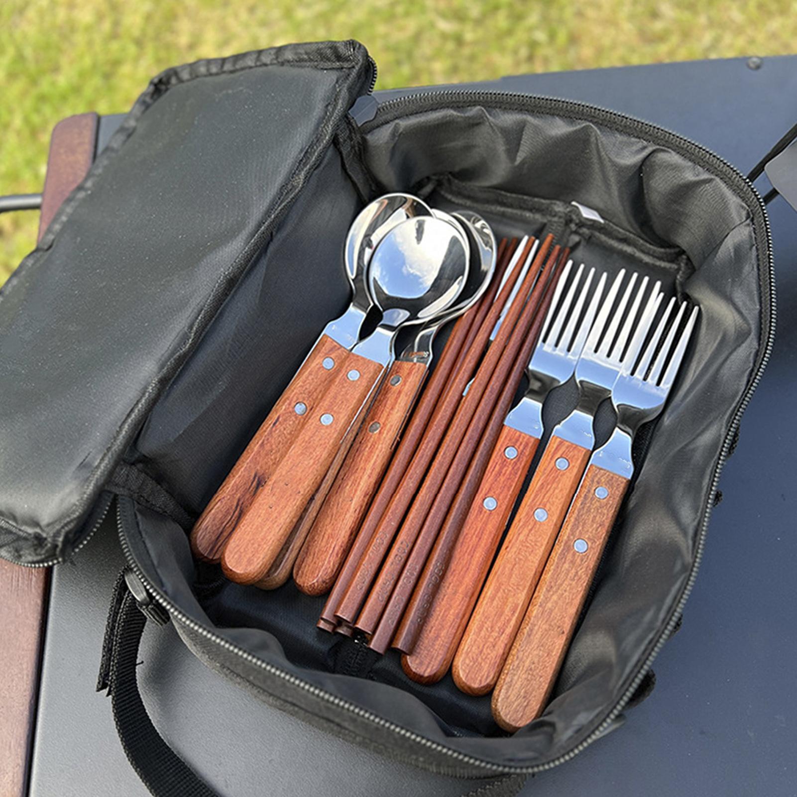 Camping Cookware Organizer Cam - đánh giá và giá Camping Cooking Caddy