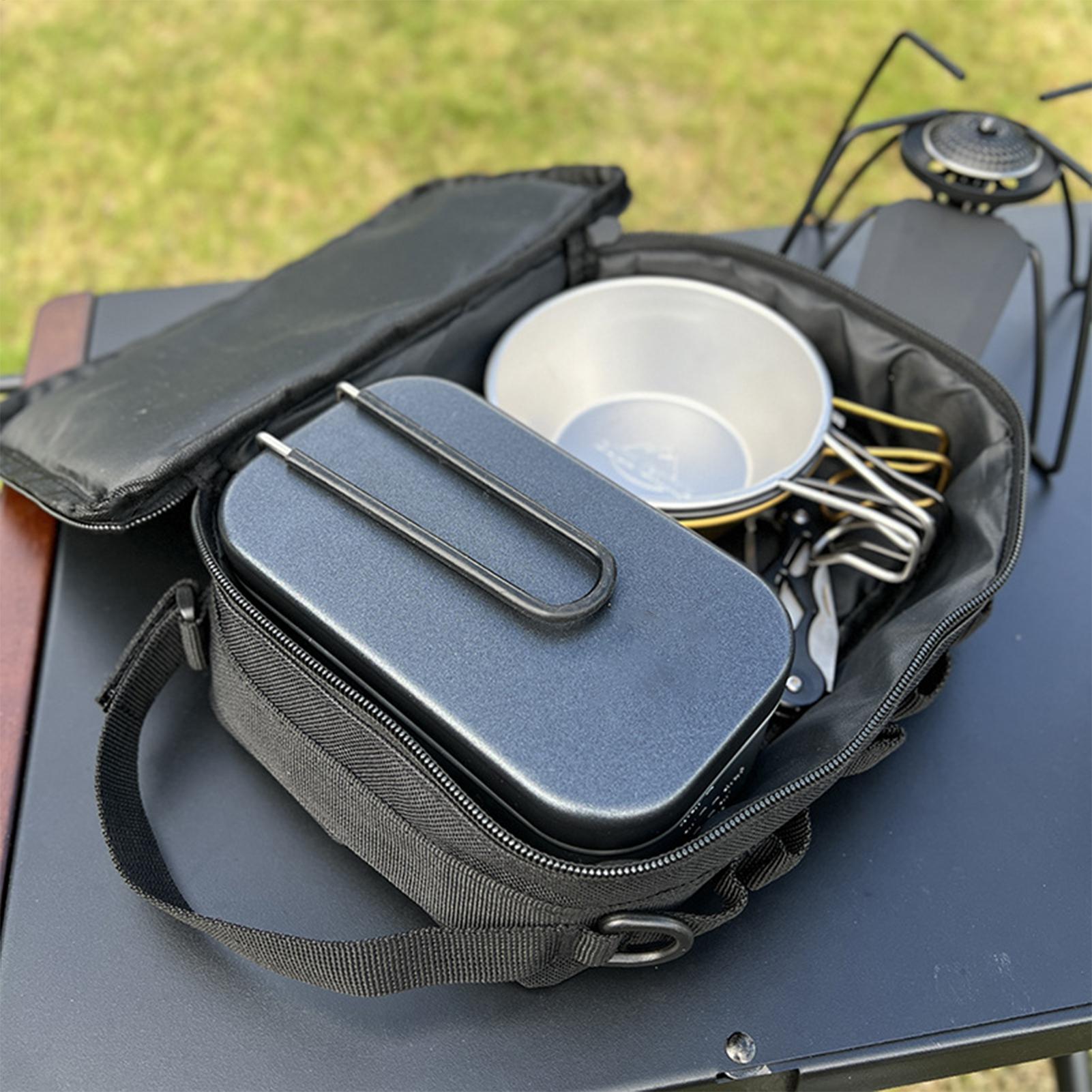 Camping Cookware Organizer Cam - đánh giá và giá Camping Cooking Caddy