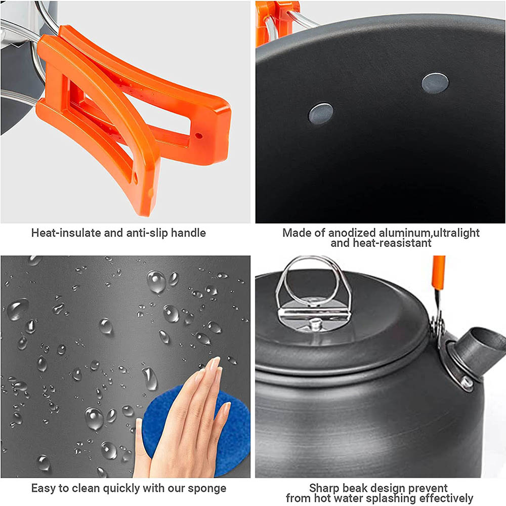 Cắm Trại Nồi Bộ Ngoài Trời Nhô - đánh giá và giá Camping Cooking Organizer