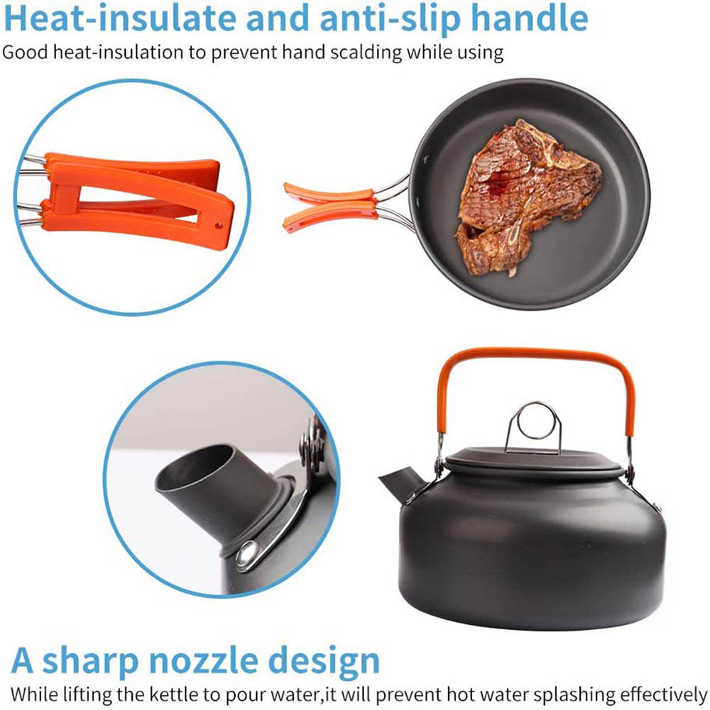 Cắm Trại Nồi Bộ Ngoài Trời Nhô - đánh giá và giá Camping Cooking Organizer
