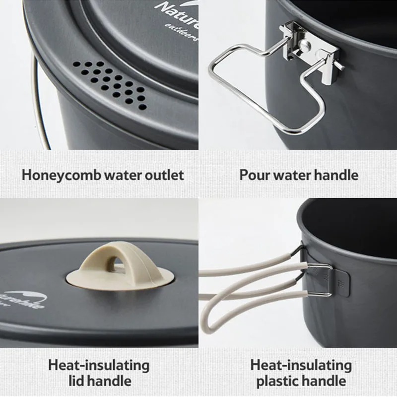 Naturehike 2025 New Outdoor Pi - đánh giá và giá Quality Camping Cooking Set