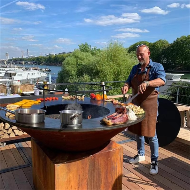 Barbecue Grill Camping Fire Pi - đánh giá và giá Camping Cooking Fire Pit