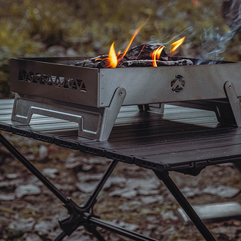 Portable Campfire Fire Pit BBQ - đánh giá và giá Camping Cooking Fire Pit