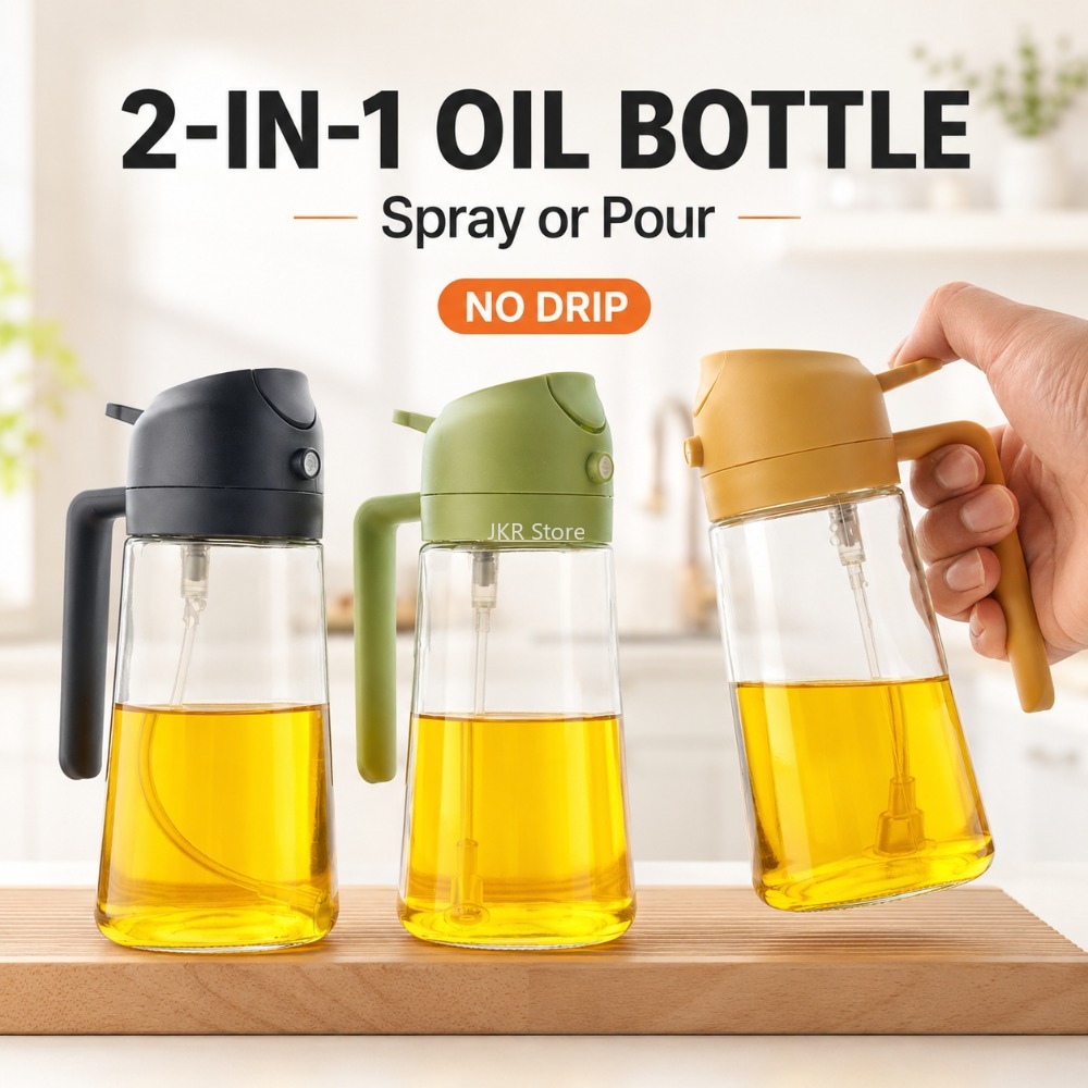 2 in 1 Olive Oil Sprayer Dispe - đánh giá và giá Camping Cooking Kitchen