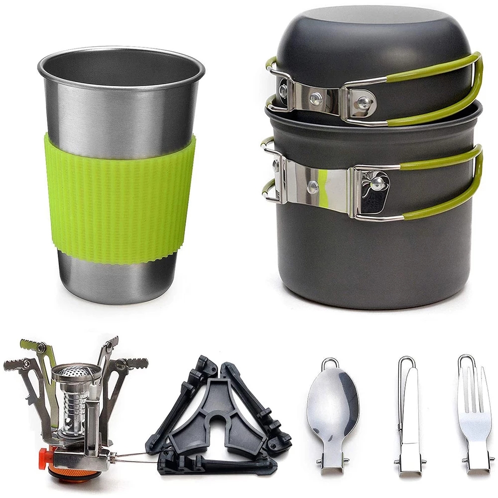 Outdoor Camping Cooking Set Op - đánh giá và giá Camping Cooking Options