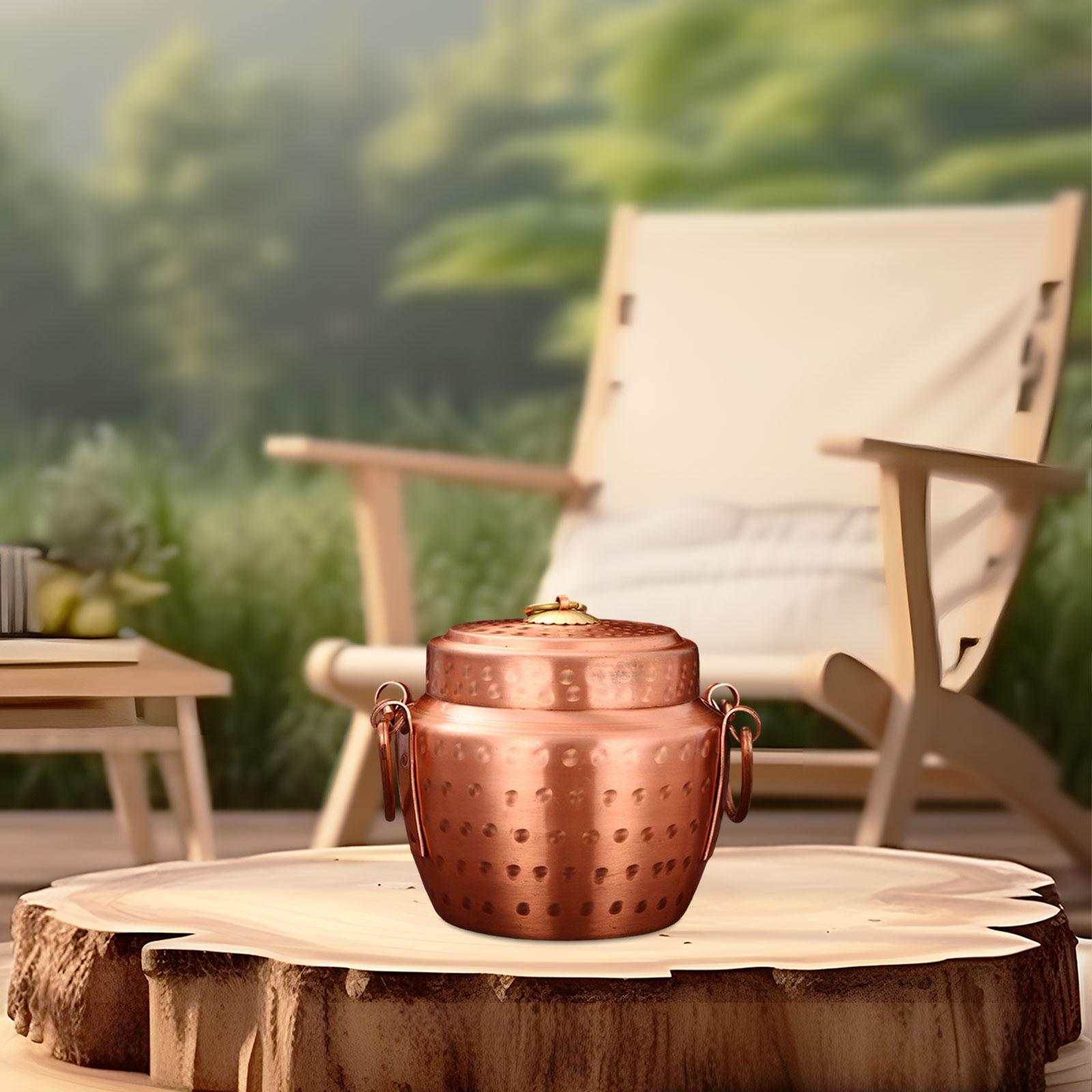Copper Pot Handmade Thickened  - đánh giá và giá Camping Cooking Kitchen