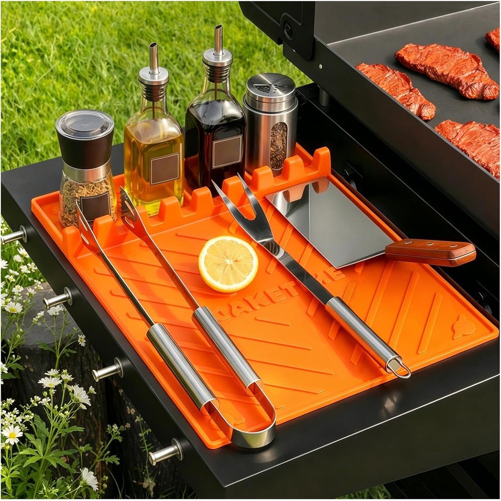 Silicone Grill Mats or Griddle - đánh giá và giá Camping Cooking Kitchen