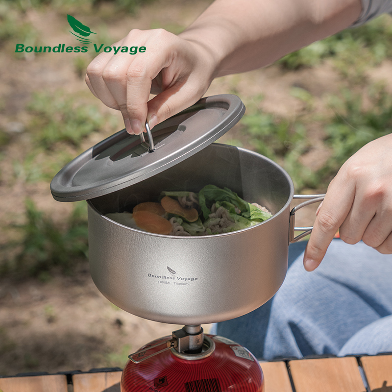 Boundless Voyage Titanium Camp - đánh giá và giá Camping Cooking Tin